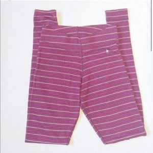 Smartwool Purple Striped Leggings